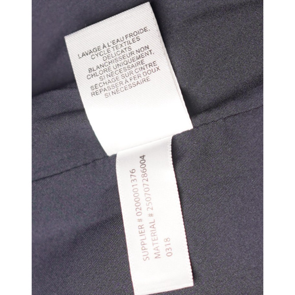 Lauren Ralph Lauren Navy Off-the-Shoulder Ruffle Neck Cocktail Dress 14 Preppy - Picture 5 of 7